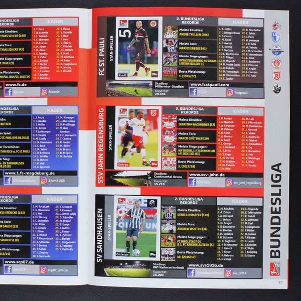 Fußball 2018 Topps Sticker Album komplett