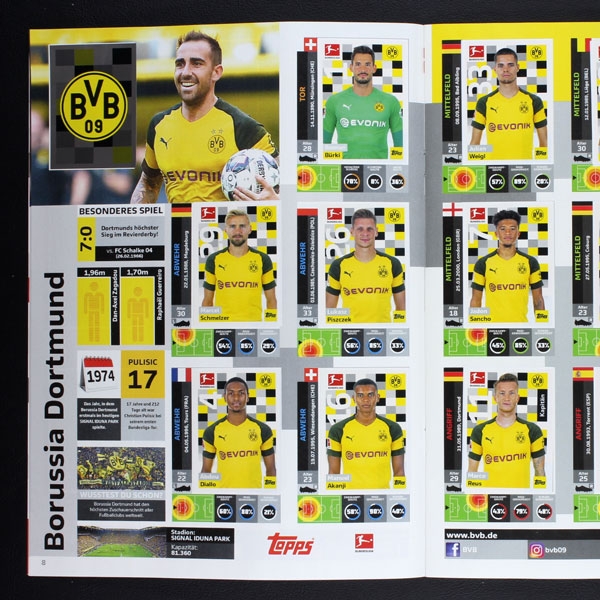 Fußball 2018 Topps Sticker Album komplett