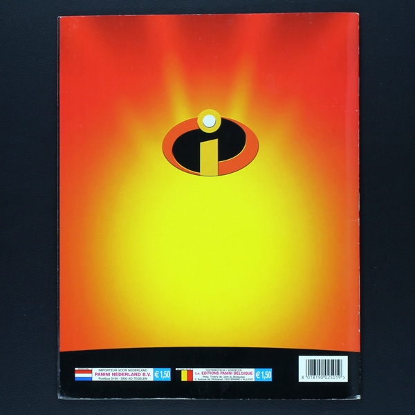The Incredibles Panini Sticker Album fast komplett -2 - NL