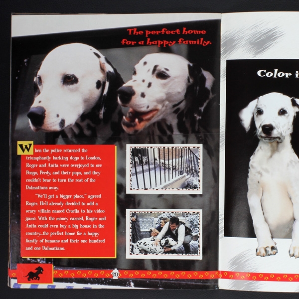 101 Dalmatians Panini sticker album complete -  USA