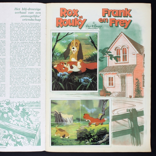 Rox et Rouky Panini Sticker Album komplett - NL