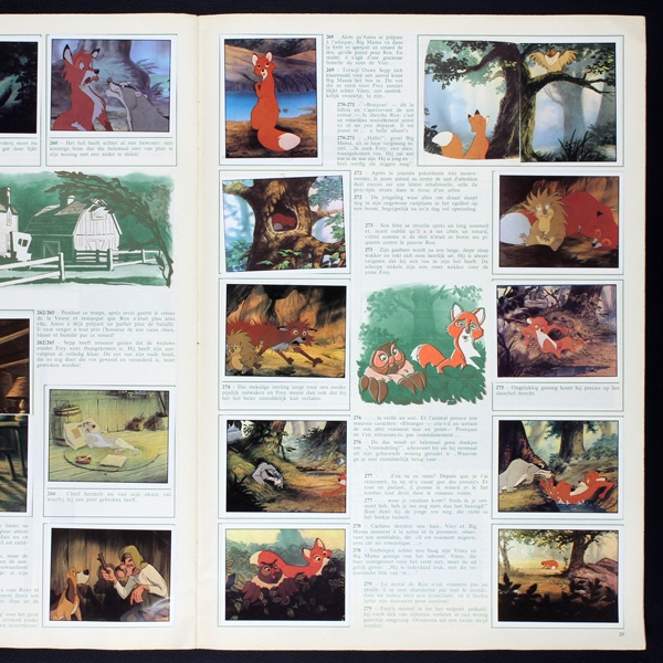 Rox et Rouky Panini Sticker Album komplett - NL