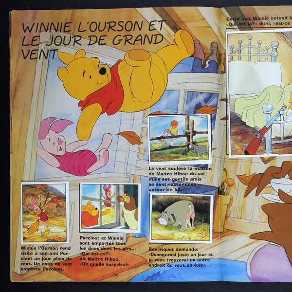 Winnie L'ourson Panini Sticker Album komplett - B