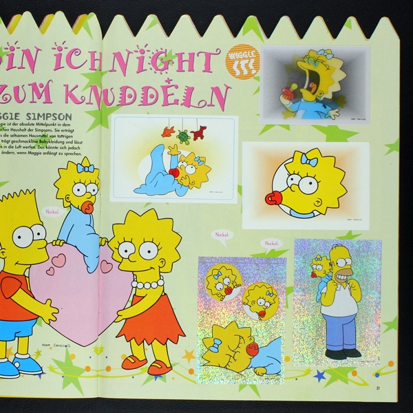 The Simpsons 2 Panini Sticker Album fast komplett -1