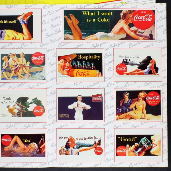 The World of Coca Cola Panini sticker album complete