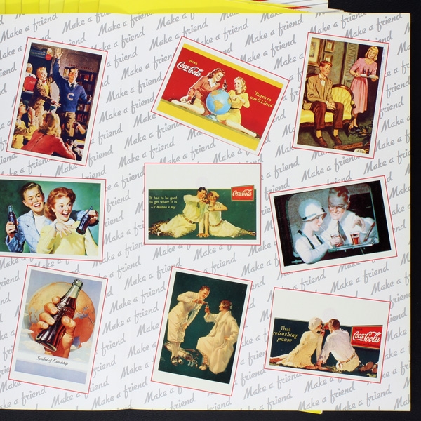 The World of Coca Cola Panini sticker album complete