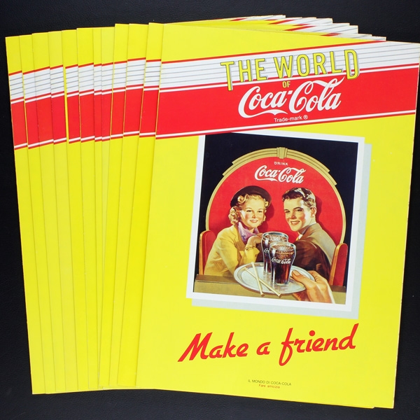 The World of Coca Cola Panini sticker album complete