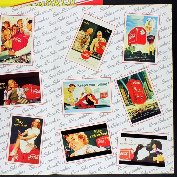 The World of Coca Cola Panini sticker album complete