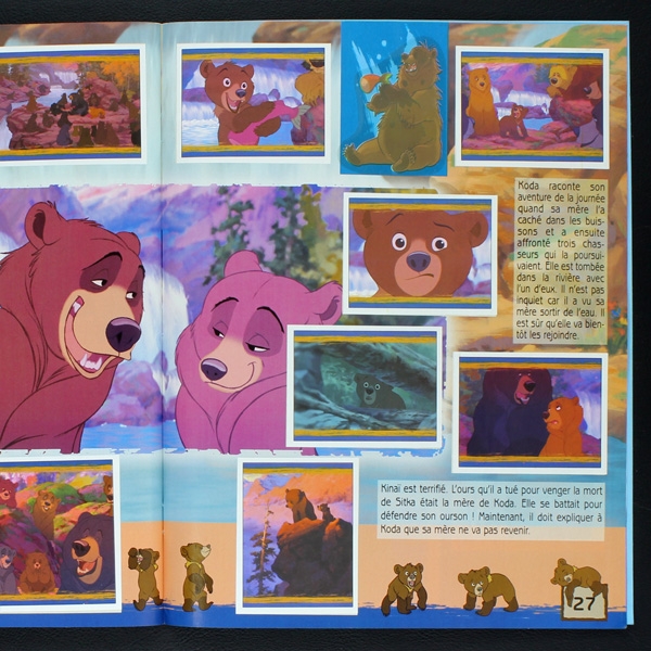 Frere des Ours Panini Sticker Album komplett - F