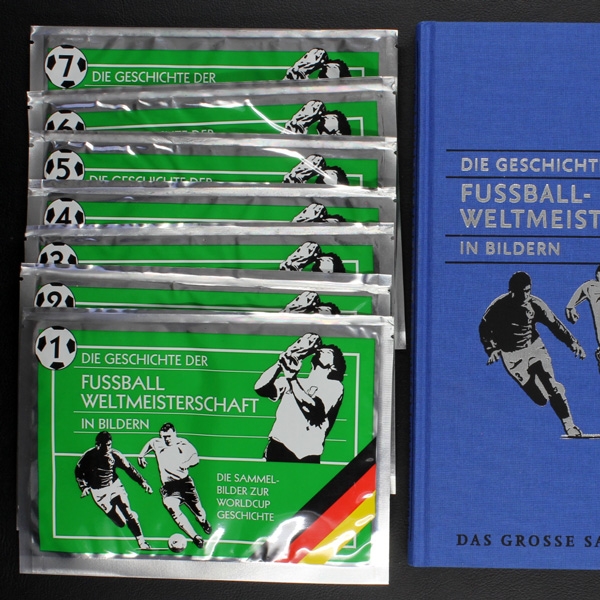 Fußballweltmeisterschaften Bertelsmann Sammelalbum komplett