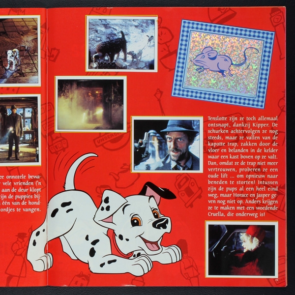 101 Echte Dalmatiers Panini sticker album complete - NL