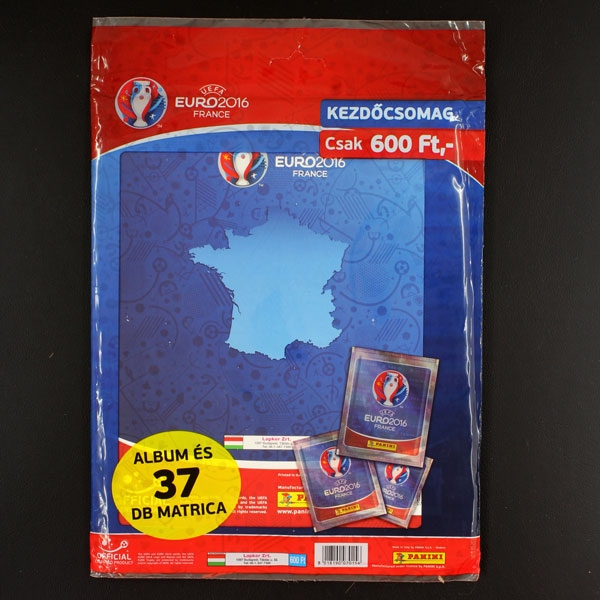 Euro 2016 Panini Leeralbum mit Extra Stickern - Ungarn Version