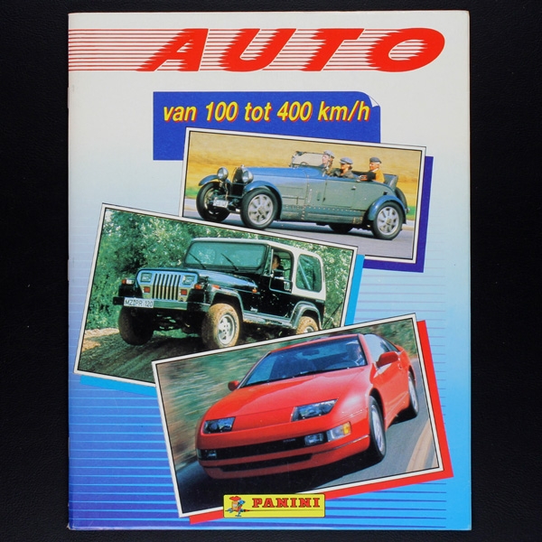 Auto van 100 tot 400 km/h Panini Sticker Album