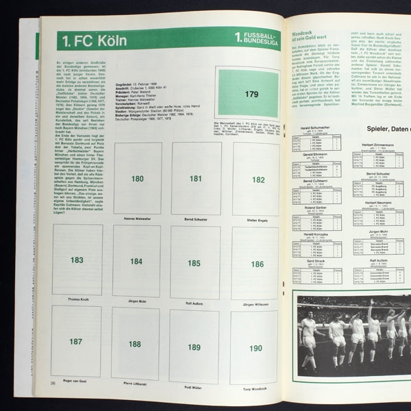 Bundesliga Finale 80 Americana Leeralbum + 318 Sticker
