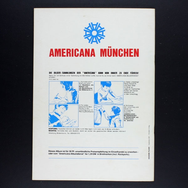 Bundesliga Finale 80 Americana Leeralbum + 318 Sticker