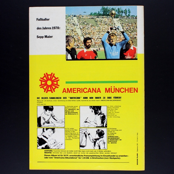 Fußball 79 Americana Sticker Leeralbum