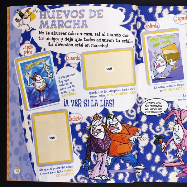 Huevos Panini Sticker Album teilgefüllt - E