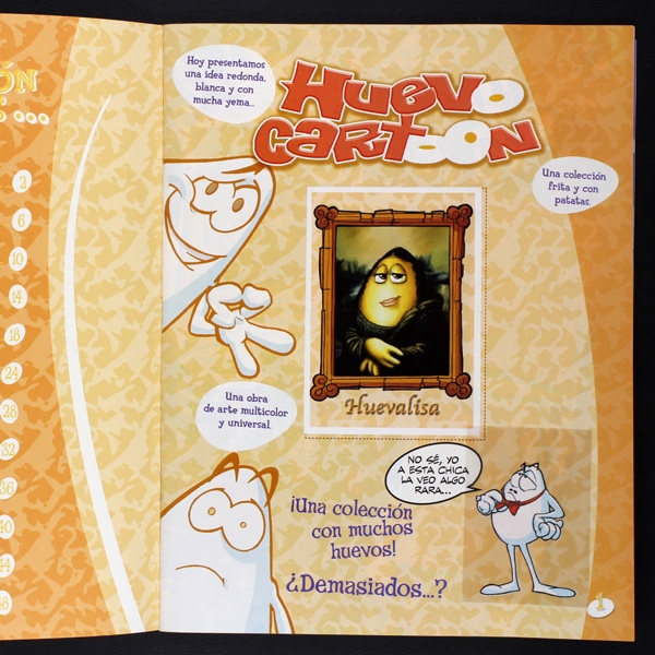 Huevos Panini Sticker Album teilgefüllt - E
