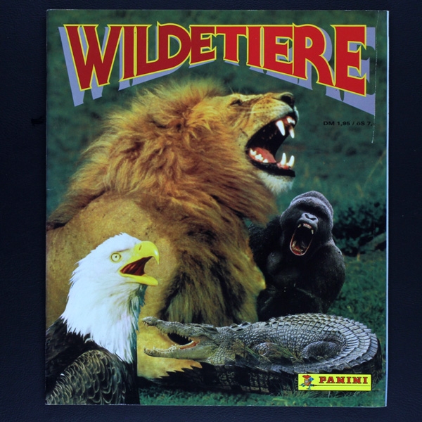 Wilde Tiere Panini Sticker Album