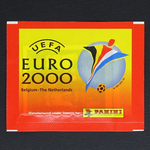Euro 2000 Panini Sticker bag version with number