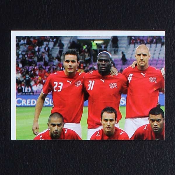 Euro 2008 Nr. 047 Panini Sticker Helvetia Team 1