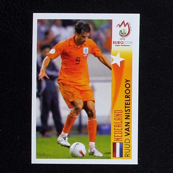 Euro 2008 No. 520 Panini sticker Van Nistelrooy in Action