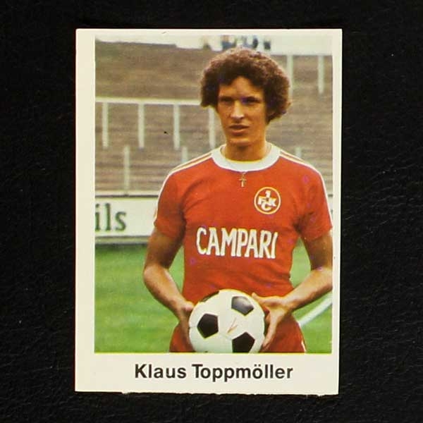 Klaus Toppmöller Bergmann Sticker Fußball 1976
