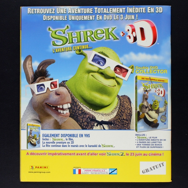 Shrek 2 Panini Sticker Album komplett - F