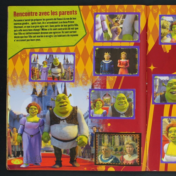 Shrek 2 Panini Sticker Album komplett - F