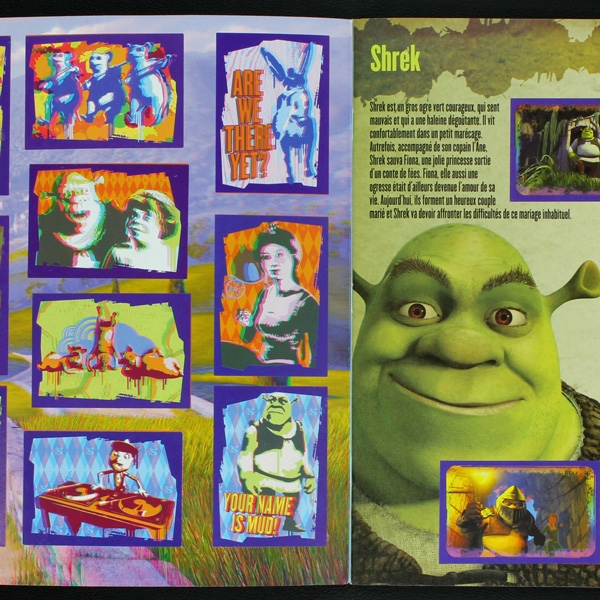Shrek 2 Panini Sticker Album komplett - F