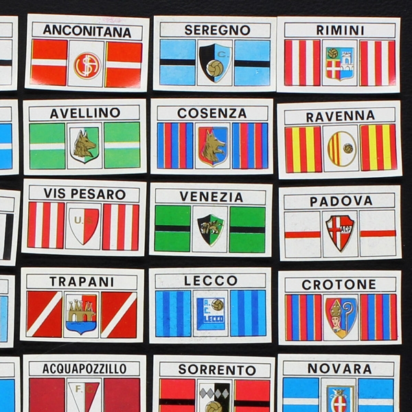 Calciatori 1969 Panini stickers - 49 badges Serie C without backs