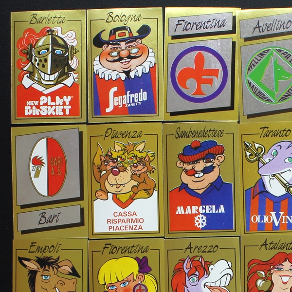 Calciatori 1987 Panini Sticker - 60 verschiedene Wappen