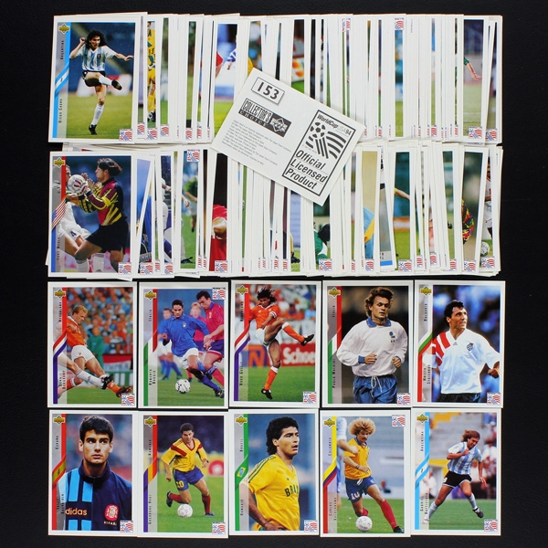 USA 94 Upper Deck Sticker komplett