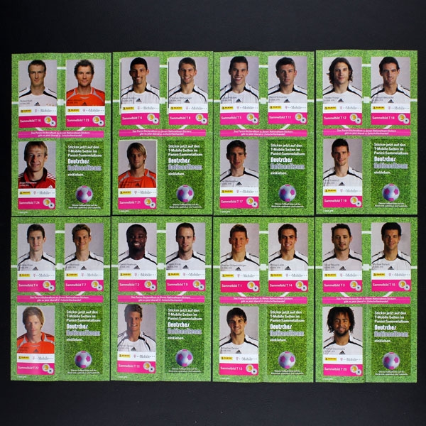 Germany 2006 T-Mobile Panini extra Sticker komplett