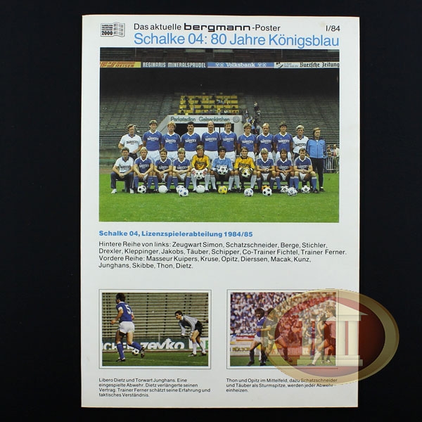 Schalke 04 Poster Bergmann