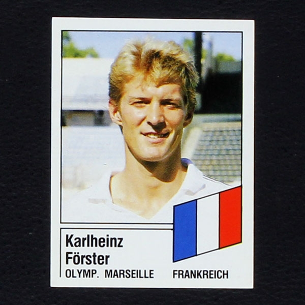 Karl-Heinz Förster Panini Sticker No. 400 - Fußball 87