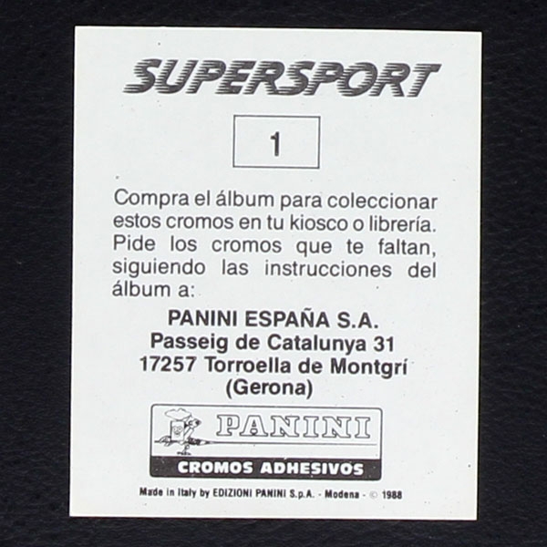 Larry Bird Panini Sticker Nr. 1 - Super Sport 1988