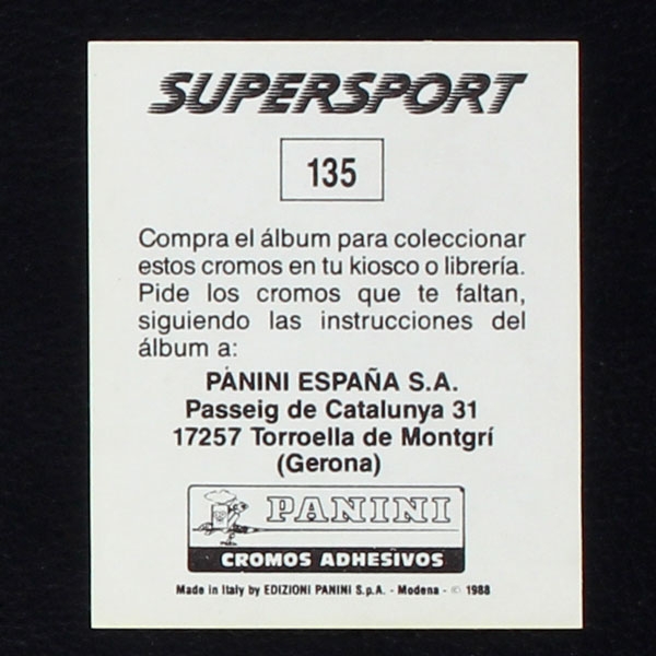 Anton Mang Panini Sticker Nr. 135 - Super Sport 1988