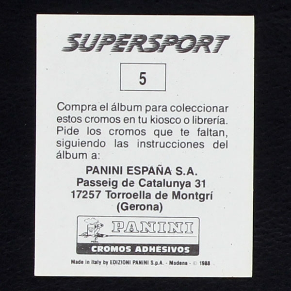 Isiah Thomas Panini Sticker Nr. 5 - Super Sport 1988