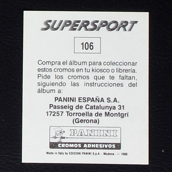 Paolo Maldini Panini Sticker Nr. 106 - Super Sport 1988