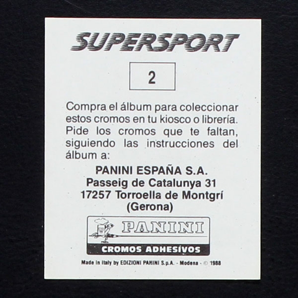 Kareem Abdul-Jabbar Panini Sticker Nr. 2 - Super Sport 1988