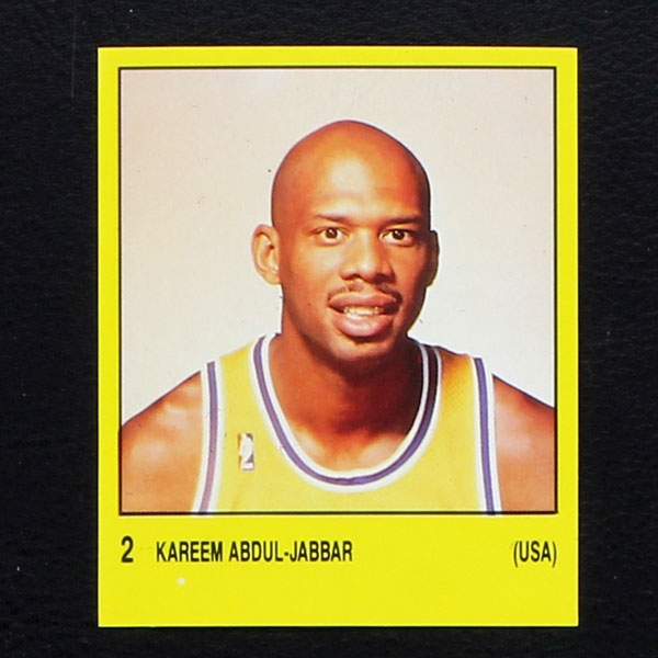 Kareem Abdul-Jabbar Panini Sticker Nr. 2 - Super Sport 1988
