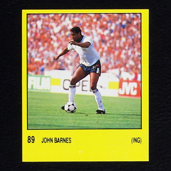 John Barnes Panini Sticker No. 89 - Super Sport 1988