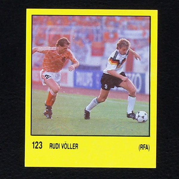 Rudi Völler Panini Sticker Nr. 123 - Super Sport 1988