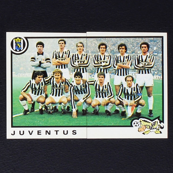 Juventus Panini Sticker No. 162 and 163 - Calciatori 1982