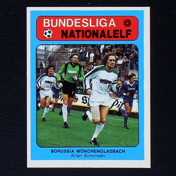 Allan Simonsen Americana Card No. 149 - Bundesliga Nationalelf 1978