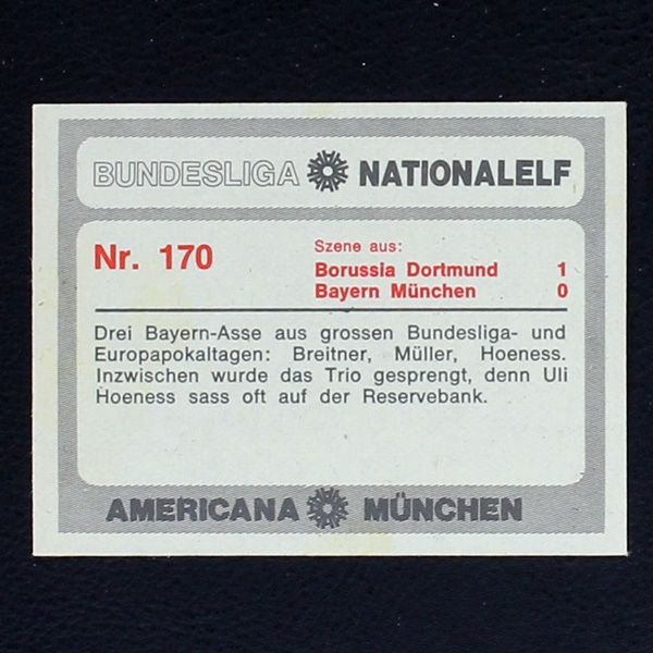 Gerd Müller Americana Card No. 170 - Bundesliga Nationalelf 1978