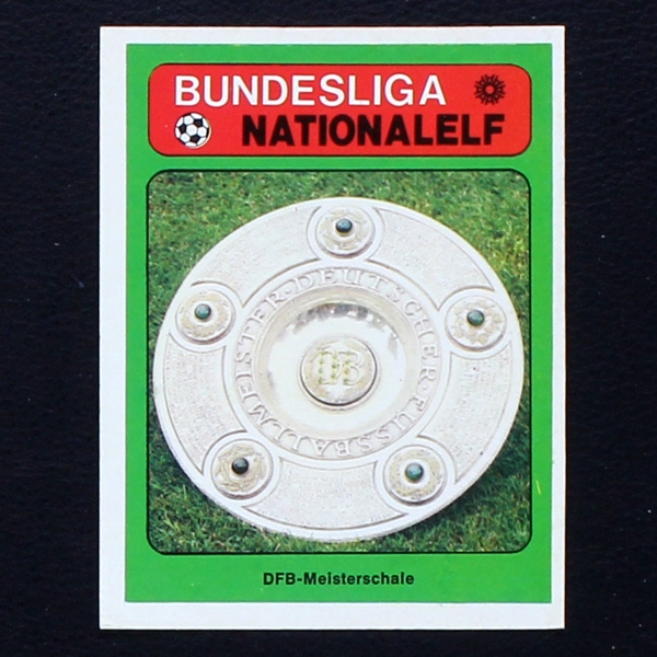 DFB Meisterschale Americana Card No. 305 - Bundesliga Nationalelf 1978