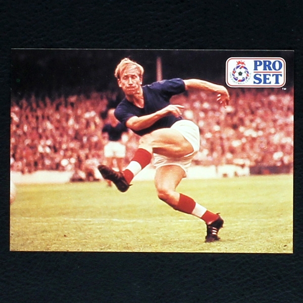 Bobby Charlton Pro Set Trading Card No. 229 - Football 1991