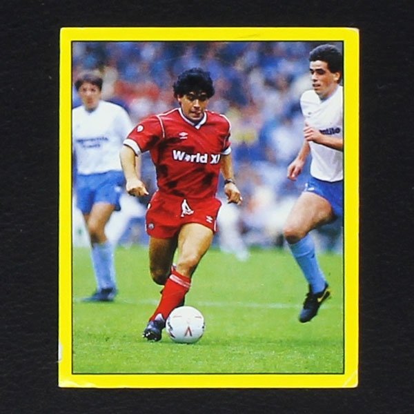 Diego Maradona Panini Sticker No. 283 - Football 88